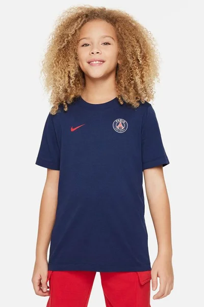 Tričko pro juniory Nike PSG tmavě modrá