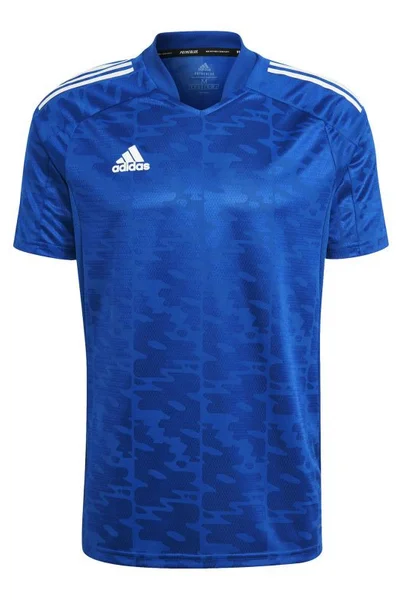 ADIDAS Pánské tričko Condivo modré s krátkým rukávem