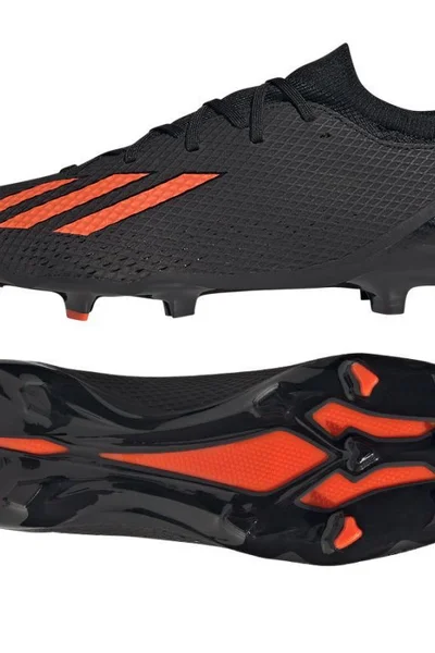 Pánské fotbalové boty X Speedportal3 FG M černooranžové - Adidas