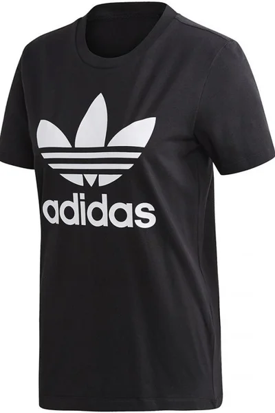 Černé dámské tričko Adidas Trefoil Tee W FM3311