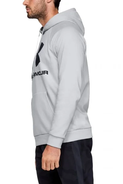 Šedá pánská mikina Under Armour Rival Fleece Logo Hoodie M 1345628-014