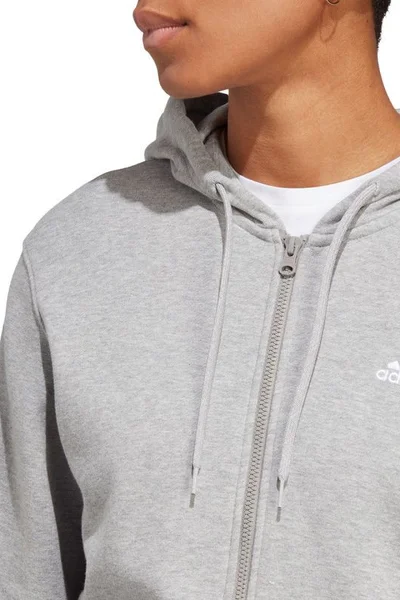 ADIDAS Dámská mikina Essentials Linear s kapucí a zipem