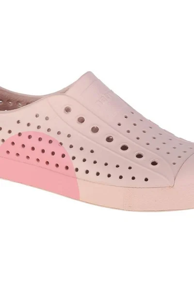 Růžové dámské boty Native Jefferson Block W 11100102-5617