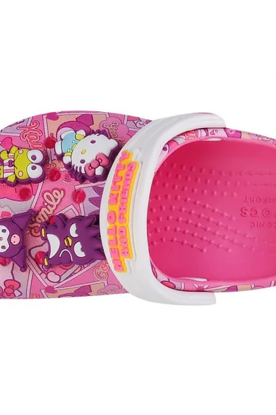 Crocs Dětské Sandály Hello Kitty růžové