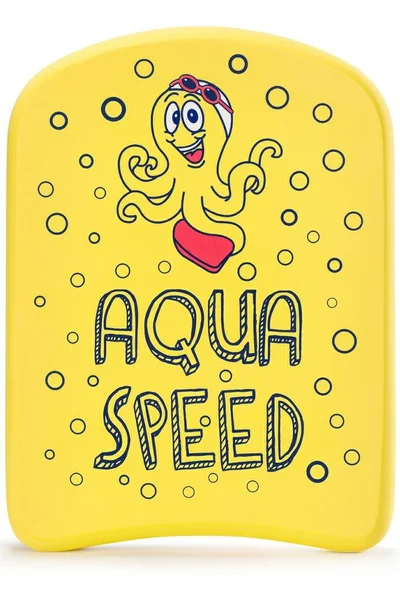 Aqua-Speed Dětská Plavecká Deska Octopus Žlutá