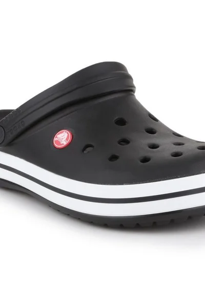 Černé unisex Crocs pantofle s antibakteriální úpravou