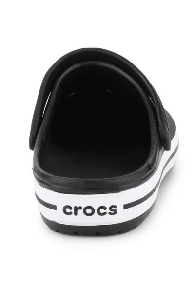 Černé unisex Crocs pantofle s antibakteriální úpravou