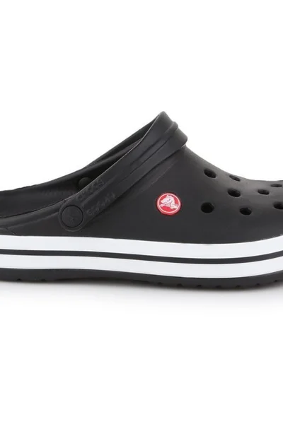 Černé unisex Crocs pantofle s antibakteriální úpravou