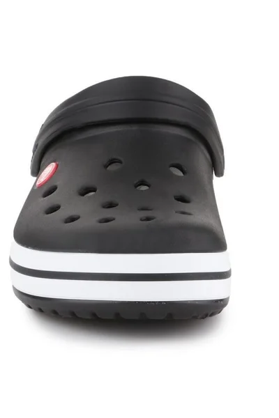 Černé unisex Crocs pantofle s antibakteriální úpravou