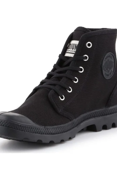 Dámské černé šněrovací boty Palladium Pampa Hi Original W 75349-060