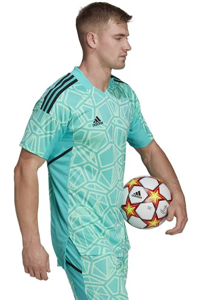 ADIDAS Condivo pánský brankářský dres krátký rukáv zelený