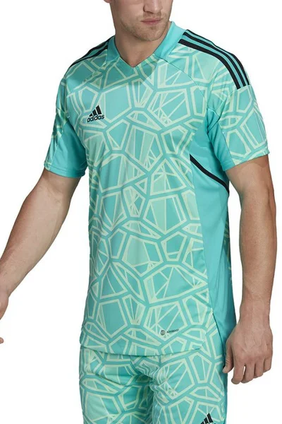 ADIDAS Condivo pánský brankářský dres krátký rukáv zelený