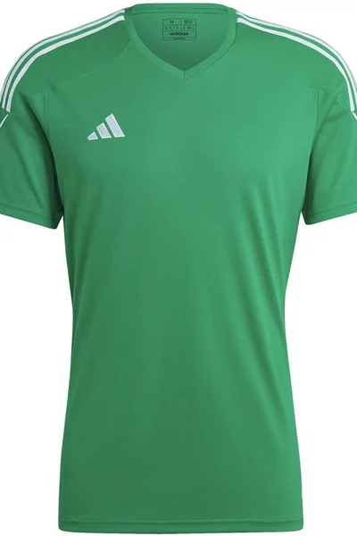 Pánské zelené tréninkové tričko s technologií Aeroready - Adidas