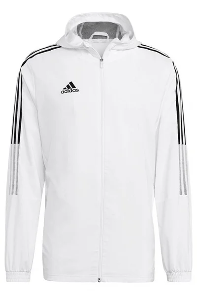 Bílá pánská mikina Adidas Tiro 21 Windbreaker M GP4966