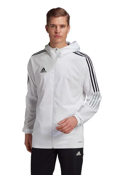 Bílá pánská mikina Adidas Tiro 21 Windbreaker M GP4966