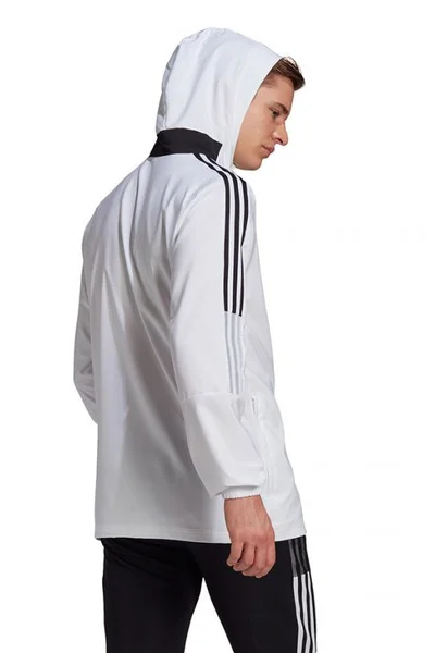 Bílá pánská mikina Adidas Tiro 21 Windbreaker M GP4966