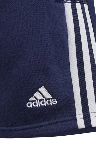 Tmavě modré dětské kraťasy Tiro Sweat - Adidas