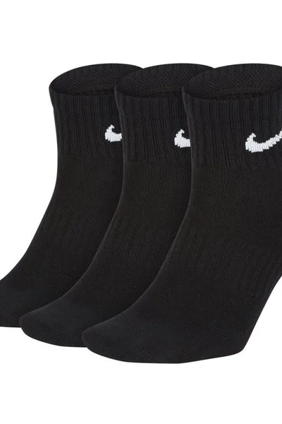 Sportovní ponožky Nike Everyday Lightweight Ankle 3Pack M černé