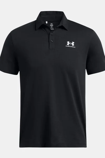 Under Armour pánské polo tričko - černé - rychleschnoucí