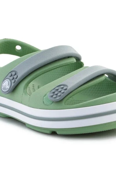 Crocs Crocband Cruiser dětské sandály zelené