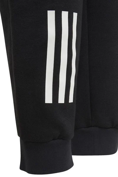 Černé chlapecké kalhoty Adidas XFG Zip Pocket Jr GU4326