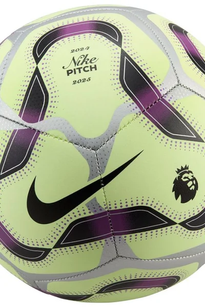 Fotbalový míč Nike Premier League Pitch Team žlutofialový