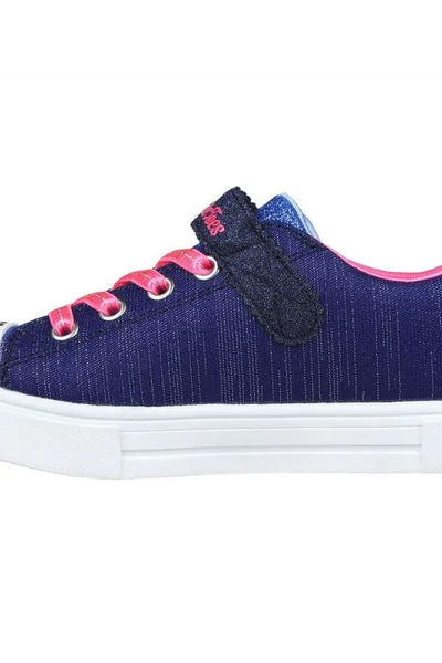 Juniorské boty Skechers Unicorn Sunshine tmavě modré