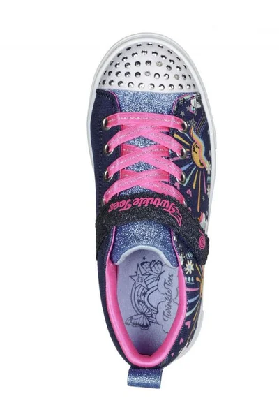 Juniorské boty Skechers Unicorn Sunshine tmavě modré