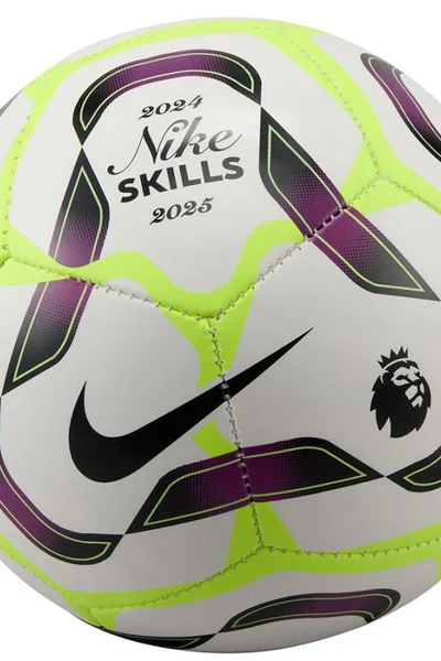 Fotbalový míč Nike Premier League Skills bílý/žlutý/fialový