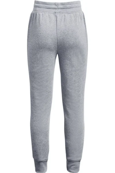 Dětské šedé tepláky Under Armour Rival Fleece Joggers Jr 1356487 036