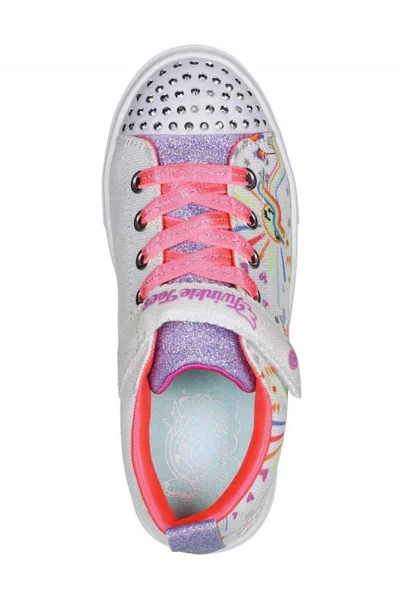 Boty Skechers Unicorn Sunshine Jr s blikajícími diodami