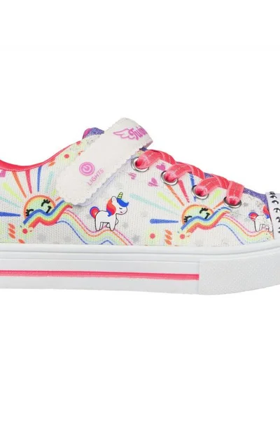 Boty Skechers Unicorn Sunshine Jr s blikajícími diodami