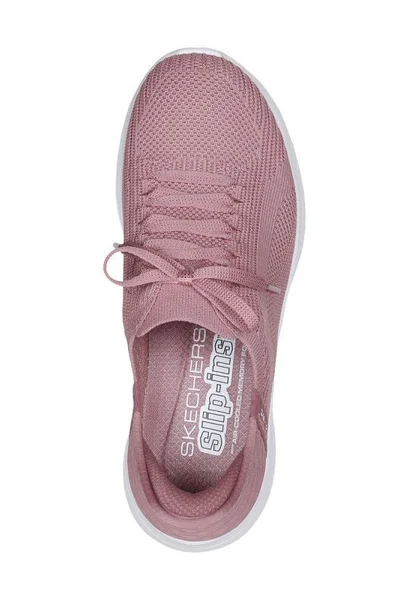 Boty Skechers Brillian Path růžové dámské slip-on