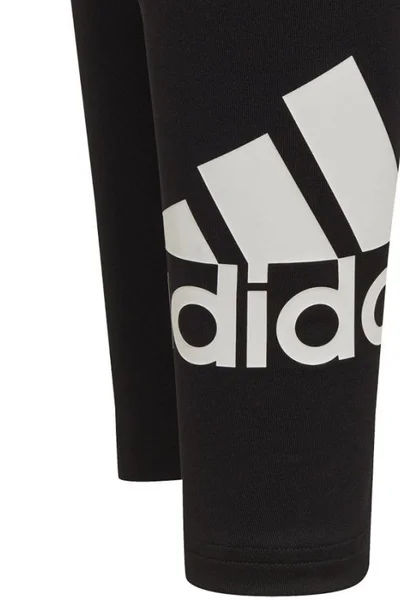 Černé dívčí legíny Adidas D2M Tight Jr GN1438