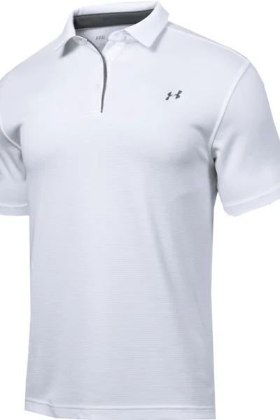 Under Armour Tech Polo M tréninkové polo tričko - bílá