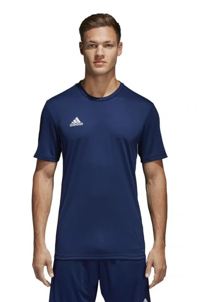Tmavě modré pánské tričko Adidas M CORE 18 TRAINING CV3450