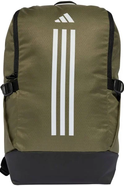 Batoh adidas Essentials 3-Stripes olivový recyklovaný polyester