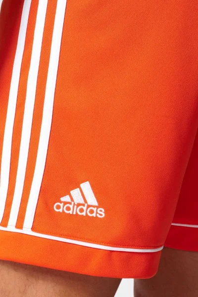 Oranžové pánské kraťasy Adidas Squadra 17