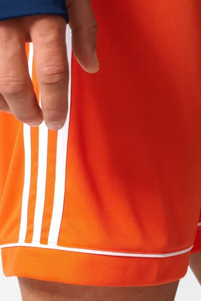 Oranžové pánské kraťasy Adidas Squadra 17