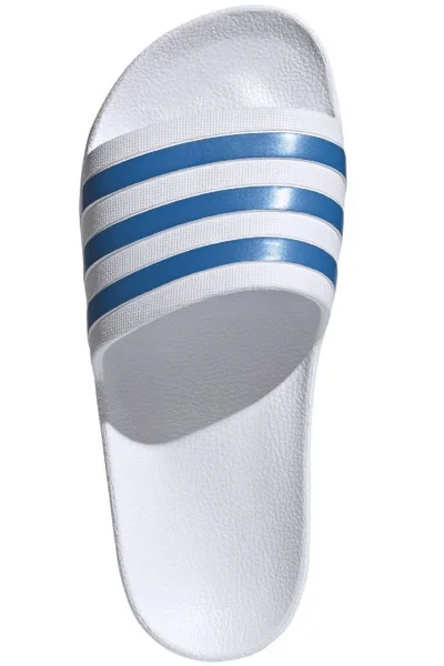 Žabky Adidas Adilette Aqua bílo-modré