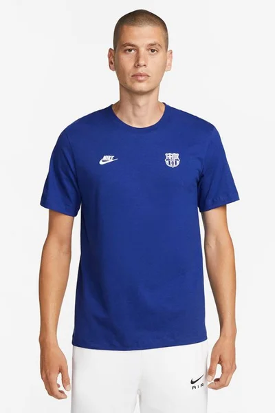 Pántrké modré triko Nike FC Barcelona Club Essentiale Tee