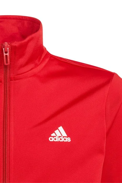 Junior tepláková sada adidas Big Logo červeno-černá