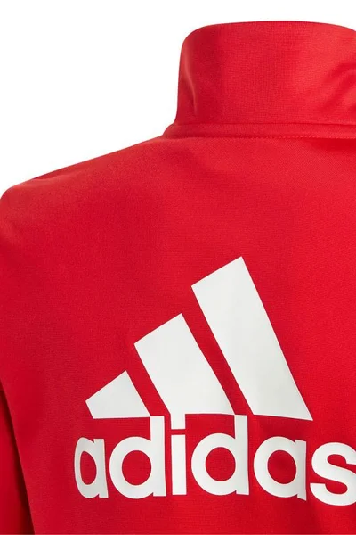 Junior tepláková sada adidas Big Logo červeno-černá