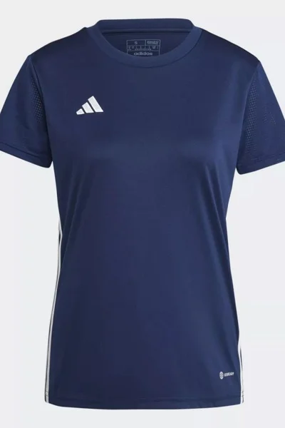 Adidas Dámské Tričko Námořnická Modř s Rukávy