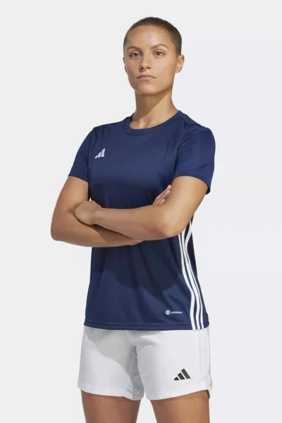 Adidas Dámské Tričko Námořnická Modř s Rukávy