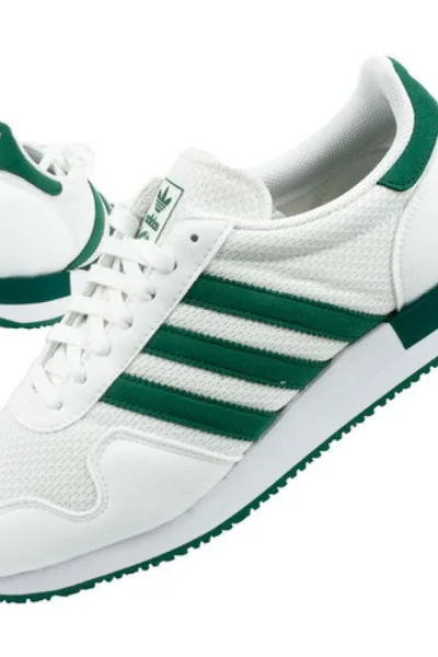 Zeleno-bílá sportovní obuv ADIDAS