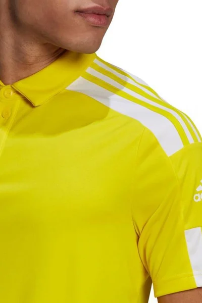 Žluté pánské polotričko Adidas Squadra 21 Polo M GP6428