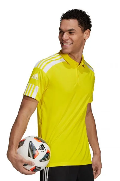 Žluté pánské polotričko Adidas Squadra 21 Polo M GP6428