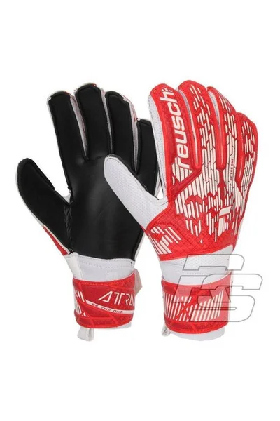 Reusch junior brankářské rukavice - Solid Grip červené