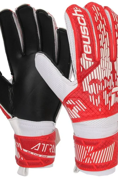 Reusch junior brankářské rukavice - Solid Grip červené